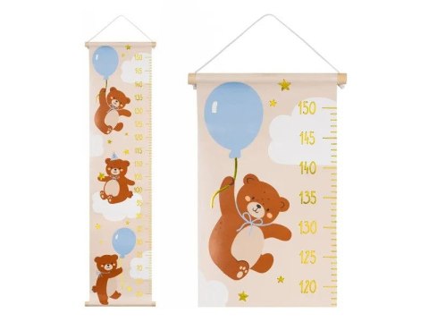 Gadżet Miarka wzrostu na ścianę Miś, mix, 24x100cm Partydeco (MIAR1) Gadżet Miarka wzrostu na ścianę Miś, mix, 24x100cm Partydeco (MIAR1)