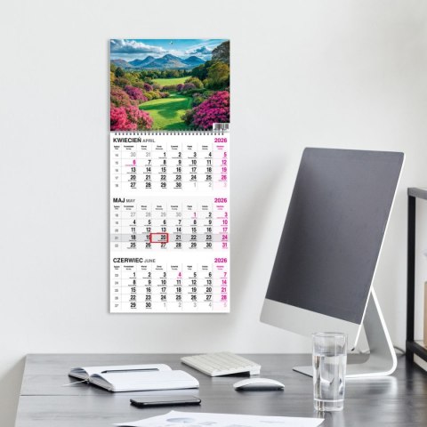 Kalendarz ścienny OGRÓD A3 Press