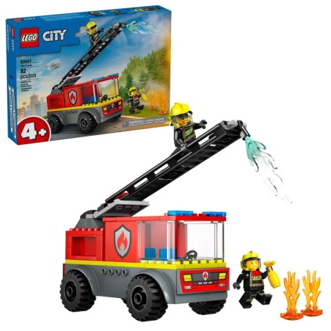 Klocki konstrukcyjne City Wóz strażacki z drabiną Lego (60463) Klocki konstrukcyjne City Wóz strażacki z drabiną Lego (60463)