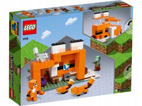 Klocki konstrukcyjne Minecraft siedlisko lisów Lego (21178) Klocki konstrukcyjne Minecraft siedlisko lisów Lego (21178)