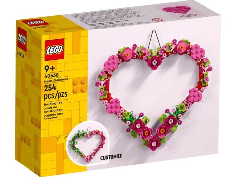 Klocki konstrukcyjne Ozdoba w kształcie serca Lego (40638) Klocki konstrukcyjne Ozdoba w kształcie serca Lego (40638)