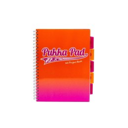 Kołozeszyt (kołonotatnik) FLEX PAD A4 200k. 80g krata Pukka (8410-FUS)