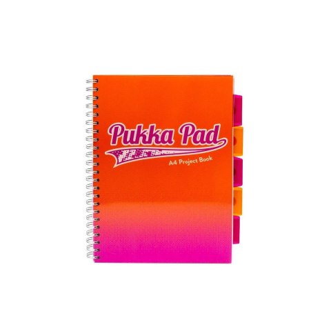 Kołozeszyt (kołonotatnik) FLEX PAD A4 200k. 80g krata Pukka (8410-FUS)