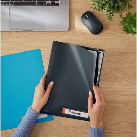 Koszulki na dokumenty Cosy A4 kolor: szary Leitz (47160089)