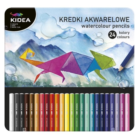 Kredki akwarelowe 24 kol. Kidea (KAMP24KA) Kredki akwarelowe 24 kol. Kidea (KAMP24KA)