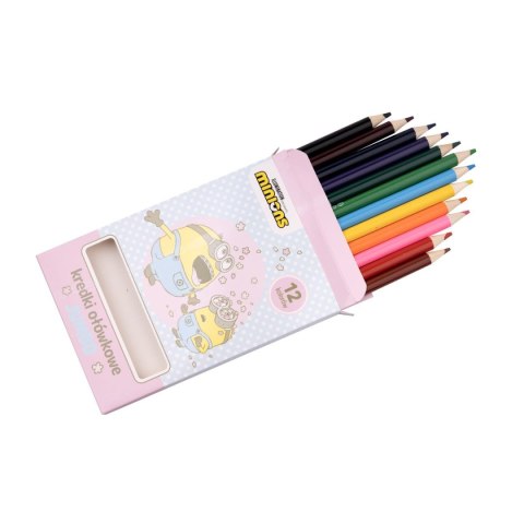 Kredki ołówkowe Minionki Jumbo 12 kol. Beniamin Kredki ołówkowe Minionki Jumbo 12 kol. Beniamin