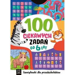 Książka dla dzieci 100 kolorowych łamigłówek. Zadania dla przedszkolaków. Od 6 lat Aksjomat