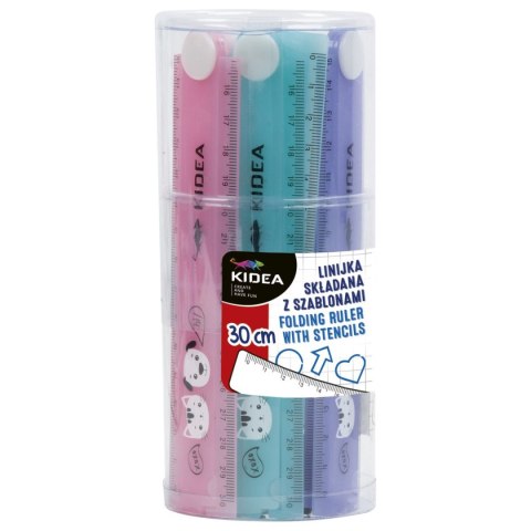 Linijka plastikowa 30cm Kidea (LS30CMSZKA) Linijka plastikowa 30cm Kidea (LS30CMSZKA)