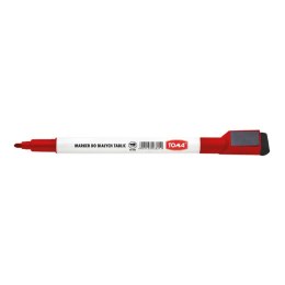 Marker suchościeralny czerwony 1,0mm okrągła końcówka Toma (TO-268)