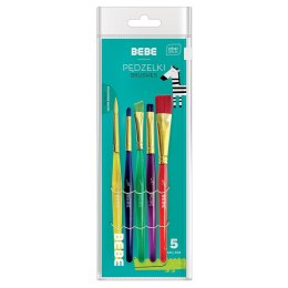 Pędzel BB KIDS 12 kol akrylowe nr mix Bebe (5902277327765)