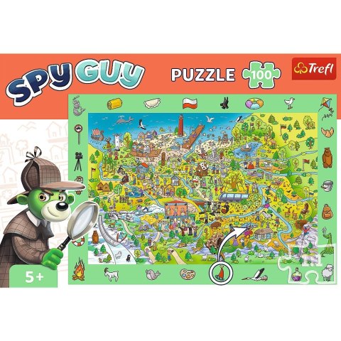 Puzzle Rodzina Treflików Spy Guy - Polska 100 el. Trefl (15596) Puzzle Rodzina Treflików Spy Guy - Polska 100 el. Trefl (15596)