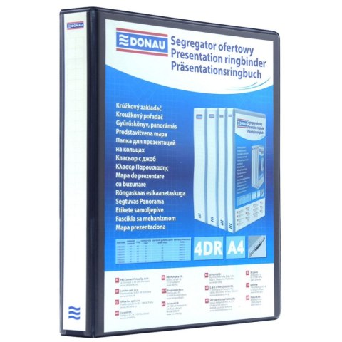 Segregator ofertowy A4 65mm czarny Donau (2788654PL-01)
