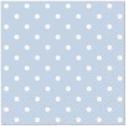 Serwetki Dots Light blue mix nadruk bibuła [mm:] 250x250 Paw (SDC066055)
