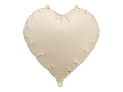 Balon foliowy serce jasny beż, 45cm 18cal Partydeco (FB9T-013J) Balon foliowy serce jasny beż, 45cm 18cal Partydeco (FB9T-013J)