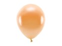 Balon gumowy Metalizowane Eco Balloons pomarańczowy 260mm Partydeco (ECO26M-005)