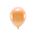 Balon gumowy Metalizowane Eco Balloons pomarańczowy 260mm Partydeco (ECO26M-005)