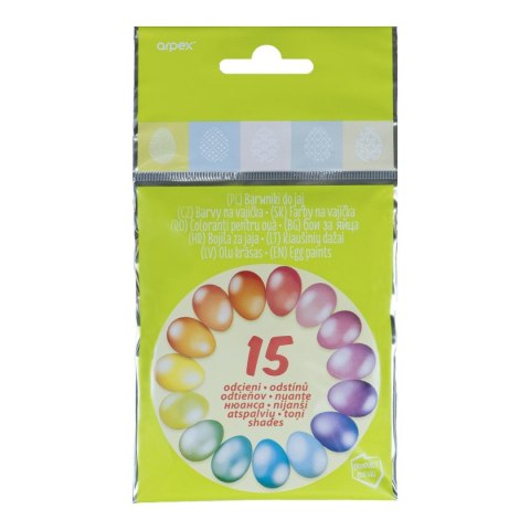 Dekoracja jajek Barwniki do jaj - 15 odcieni Arpex (SW3131)