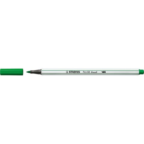 Flamaster Pen 68 brush zielony 1 kol. Stabilo (568/36)