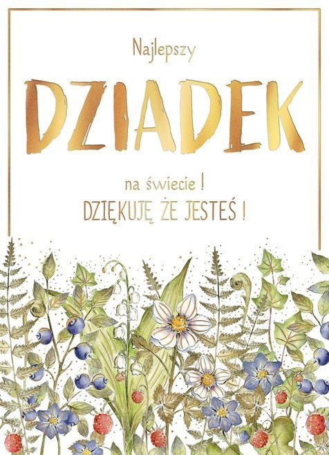 Kartka składana Karnet B6 BiDZ LAS DZIADEK B6 Henry (5905701487592) Kartka składana Karnet B6 BiDZ LAS DZIADEK B6 Henry (5905701487592)