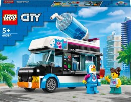 Klocki konstrukcyjne City Pingwinia furgonetka ze slushem Lego (60384)