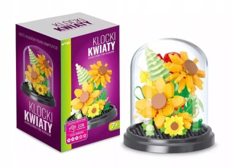 Klocki konstrukcyjne kwiaty Słoneczniki pod kloszem 228el Artyk (137013) Klocki konstrukcyjne kwiaty Słoneczniki pod kloszem 228el Artyk (137013)