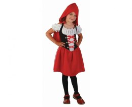 Kostium Słodki Kapturek (sukienka z peleryną i kapturem), rozm.120/130 cm Godan (SL-RG12)