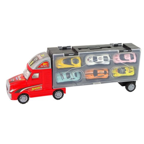 Laweta Mega Auto Tir Laweta 6 Resoraków z Rampą Walizka Na Auta Lean (12755)