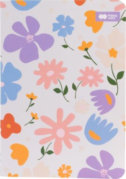 Notes (notatnik) A6 BLOOM-pastel 32k. krata Happy Color (HA 4715 1015--BP32G)