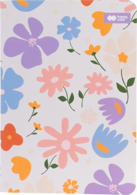 Notes (notatnik) A6 BLOOM-pastel 32k. krata Happy Color (HA 4715 1015--BP32G)