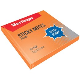 Notes samoprzylepny (karteczki) pomarańczowy 80k [mm:] 75x75 Berlingo (270279)