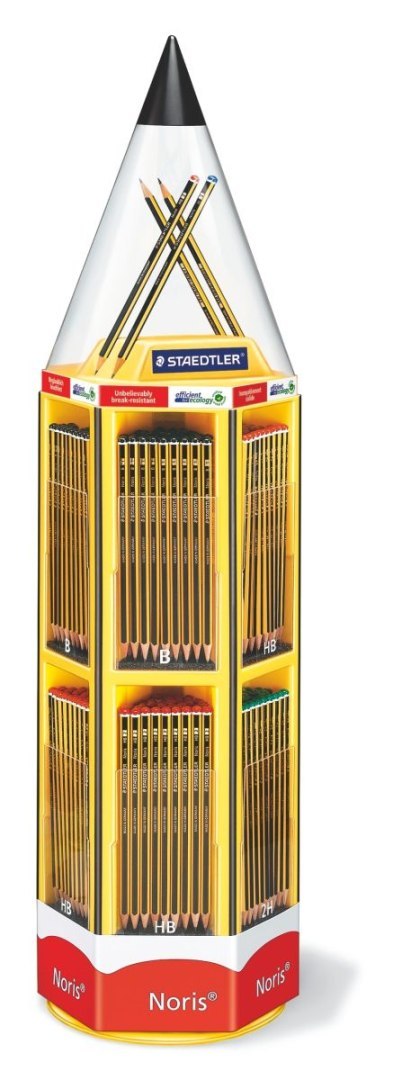 Ołówek techniczny Staedtler Noris display 576 szt.