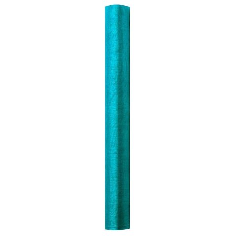 Organza organza Gładka turkusowy Partydeco (ORPO -083) Organza organza Gładka turkusowy Partydeco (ORPO -083)