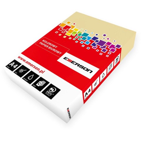 Papier kolorowy kolorowy 4002 A4 kremowy 250k. 80g Emerson (xem408002) Papier kolorowy kolorowy 4002 A4 kremowy 250k. 80g Emerson (xem408002)