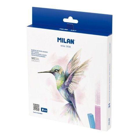 Pastele suche miękkie 24 kol. Milan (6110224MET)