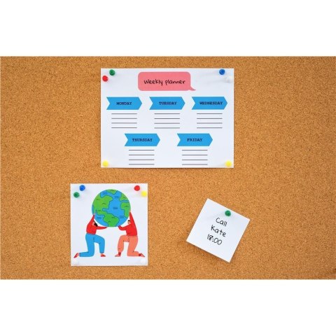 Tablica korkowa w aluminiowej ramie [mm:] 400x600 Memobe (MTC060040.00.02.05)