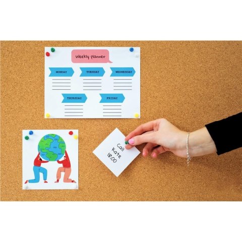 Tablica korkowa w aluminiowej ramie [mm:] 400x600 Memobe (MTC060040.00.02.05)