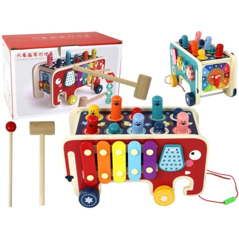 Zabawka edukacyjna Drewniana Gra Zręcznościowa Dla Dzieci Whaca-mole Lean (10379)