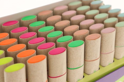 Zakreślacz mix 48 szt EKOLOGICZNA OBUDOWA 5902315573253 wkład mix Strigo (SSC218)