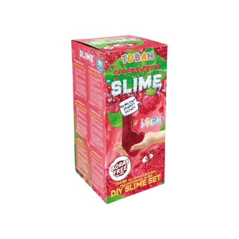 Zestaw kreatywny truskawka slime Tuban (TU3139)