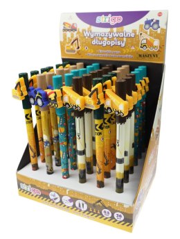 Długopis MASZYNY 5902315577701 wkład niebieski 0,5mm Strigo (SSC207)