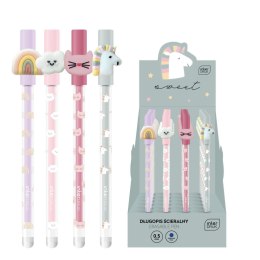 Długopis wymazywalny SWEET na skuwkę z figurką 590227733193 wkład niebieski 0,5mm Bebe