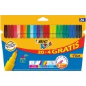 Flamaster Visa 20+4 24 kol. Bic Kids (897098)