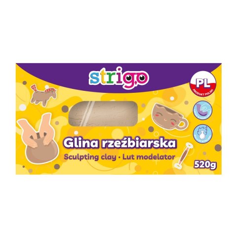 Glinka samoutwardzalna naturalna 520 g Strigo (SSC329)