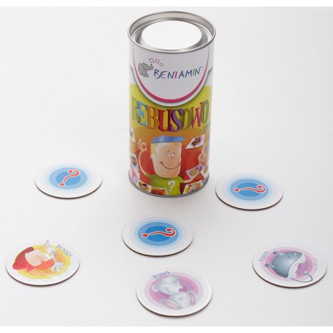 Gra edukacyjna Rebusowo w tubie Beniamin