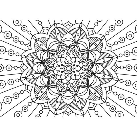 Kolorowanka Złote marzenia metalizowana 5902277306227 Interdruk