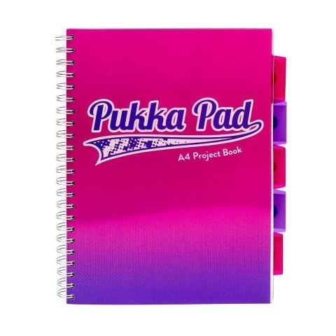 Kołozeszyt (kołonotatnik) FLEX PAD A4 200k. 80g krata Pukka (8408-FUS)