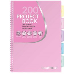 Kołozeszyt (kołonotatnik) Pastelowa B5 200k. krata Patio (81353)