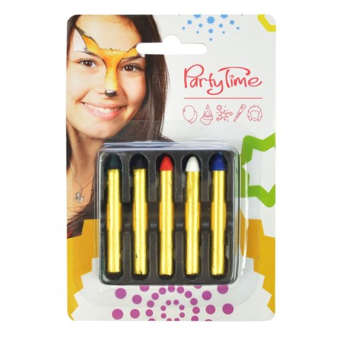 Kredki do malowania twarzy 5 kol. Arpex (KO4329)