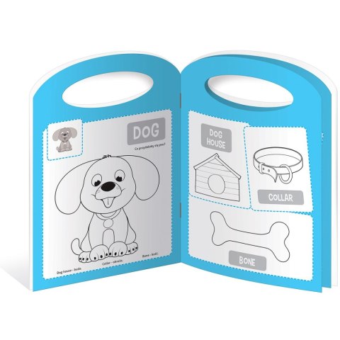 Książka dla dzieci kolorowanka z rączką Interdruk (MAA4RĄCANG) Książka dla dzieci kolorowanka z rączką Interdruk (MAA4RĄCANG)