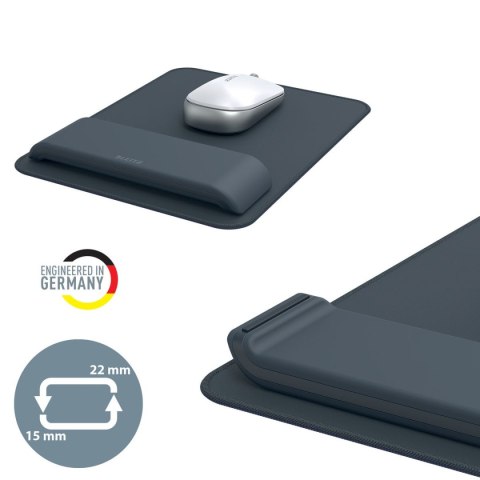Podkładka pod mysz ergo ciemno szara szary Leitz (65170089) Podkładka pod mysz ergo ciemno szara szary Leitz (65170089)
